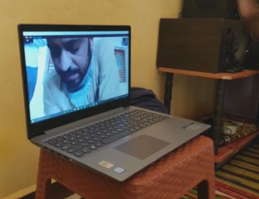 Lock Down Effect: New couple tied the knot over Video Call