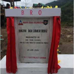 Indian Army build a important bridge in Arunachal pradesh over the Subansiri river