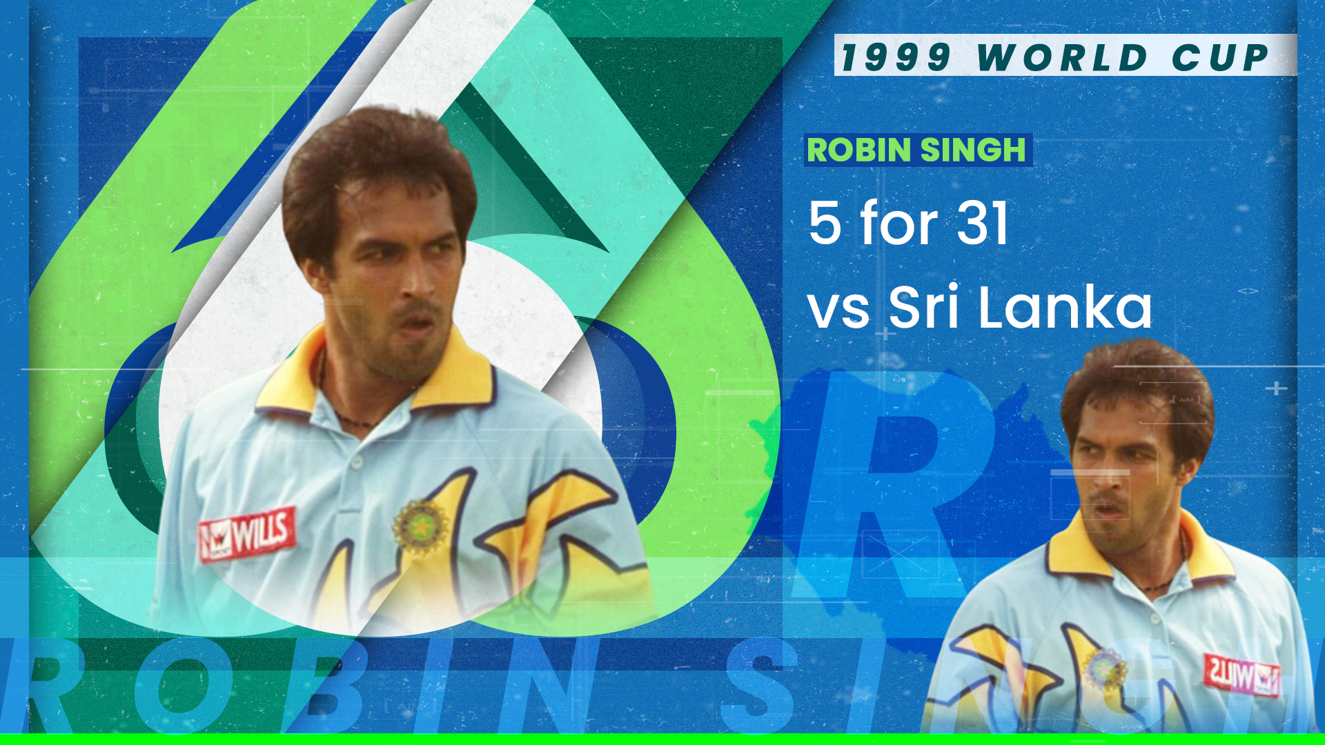 Robin Singh took a fifer against Sri Lanka.