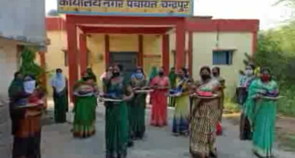 Marwari Women Organization honored Corona Warriors in Janjgir-Champa