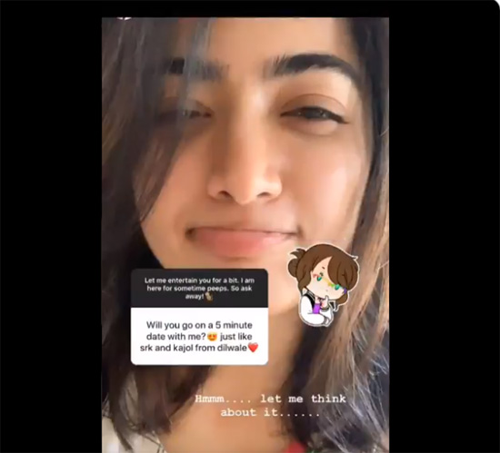 Rashmika gave interesting Answers to Social media users