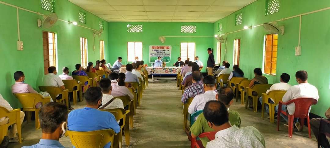 dibrugarh deputy commissioner and govt officials review meeting to help poor people in lock down