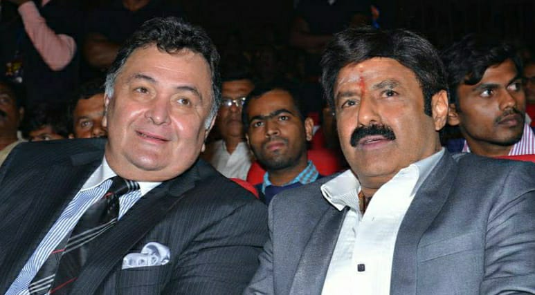 rishi kapoor with balakrishna