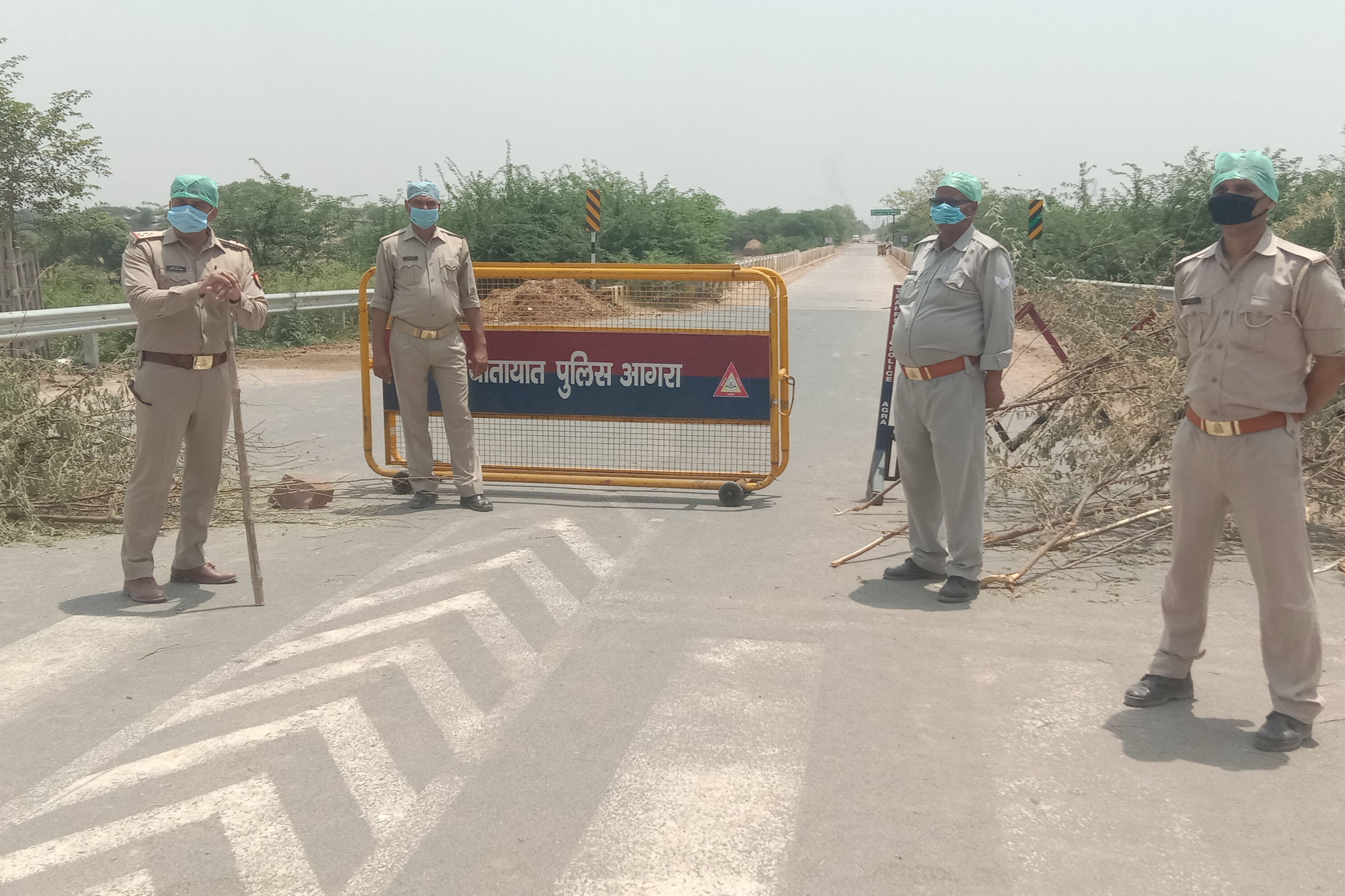 राजस्थान यूपी बॉर्डर.