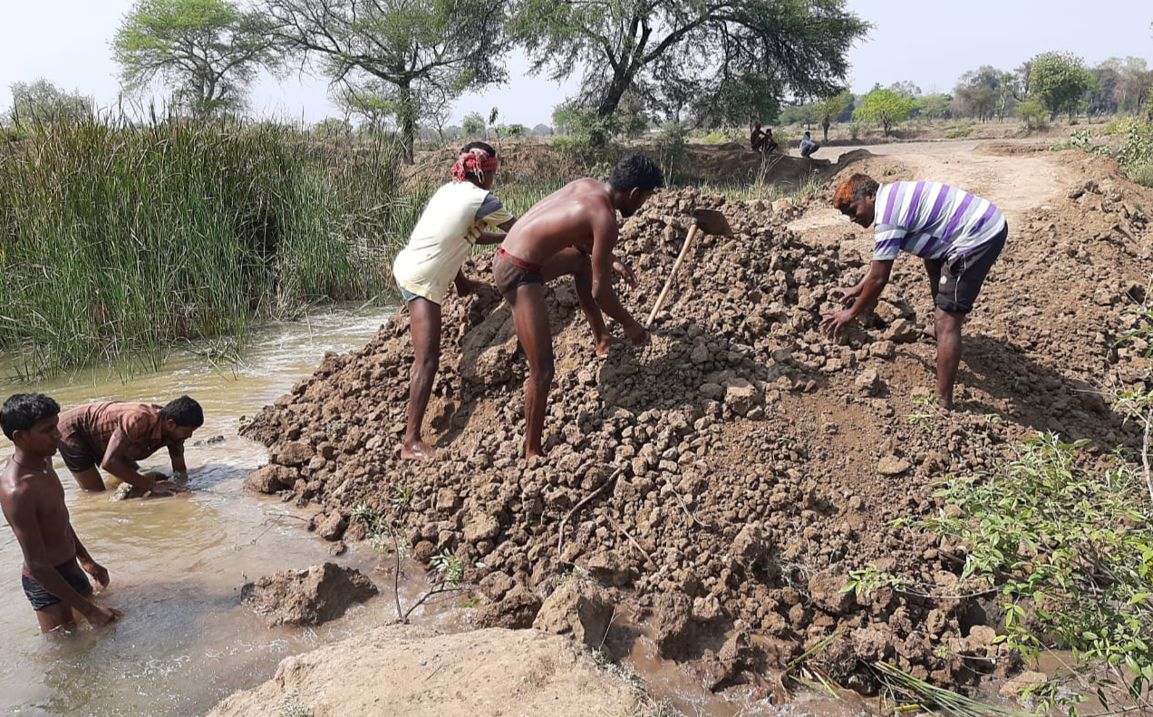 SECL released water from mine into pond in korba