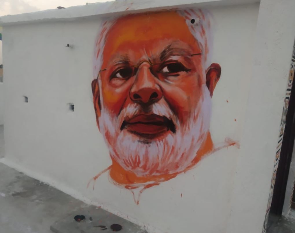 Soman Jain made a picture of PM Modi