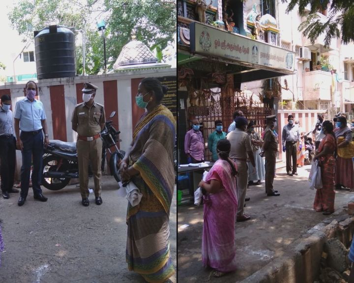 காவலர் குடியிருப்புகளுக்குச் சென்று காவல் ஆணையர் நேரில் ஆய்வு!