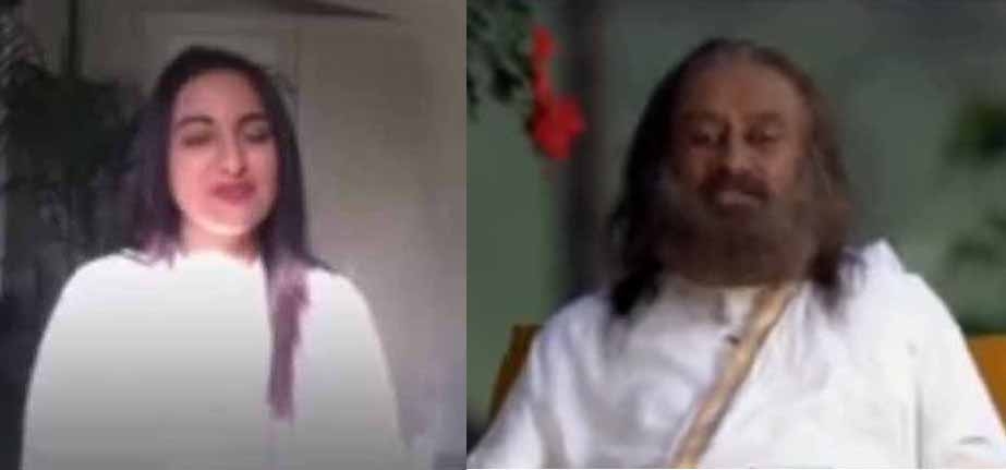 Sonakshi Sri Sri Ravi Shankar live chat