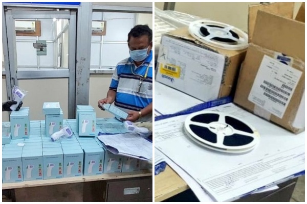 Medical equipment arrived at the Chennai airport  சென்னை விமான நிலையத்திற்கு மருத்துவ உபகரணங்கள் வந்தன  மருத்துவ உபகரணங்கள்  சென்னை விமான நிலையம்  Medical equipment  Chennai airport  Chennai airport Latest News  Chennai Latest News