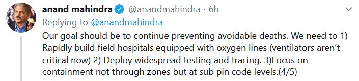 India will be risking economic hara-kiri, if lockdown extended for much longer: Mahindra