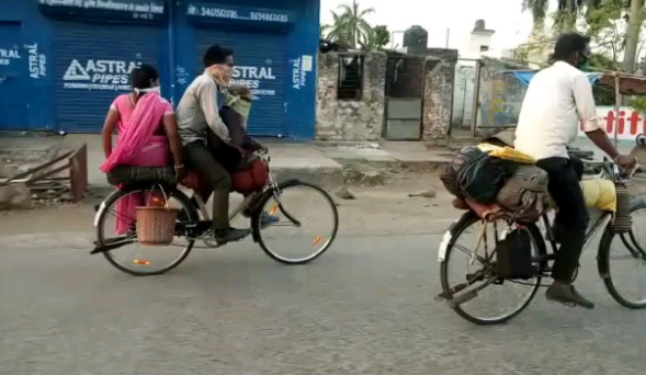 workers migrating through cycle