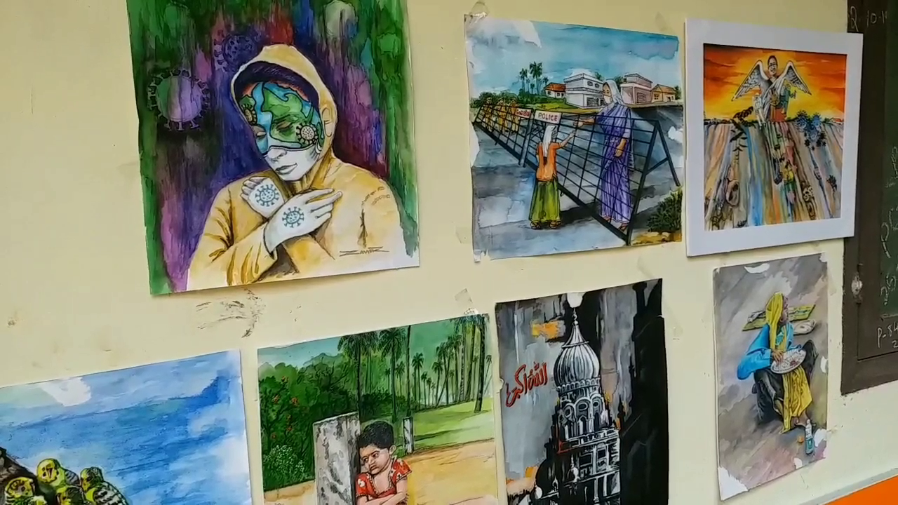 Kerala: This artist showcases life during lockdown period