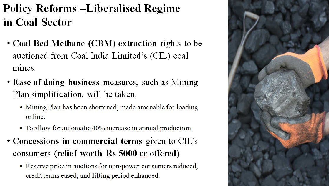 Coal sector reforms