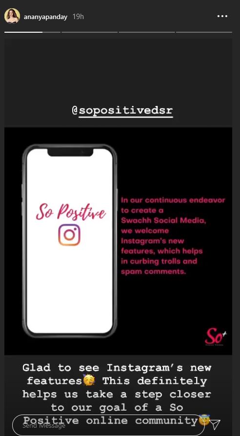 instagram introduce features to combatt trolls inspired form ananya panday so positive