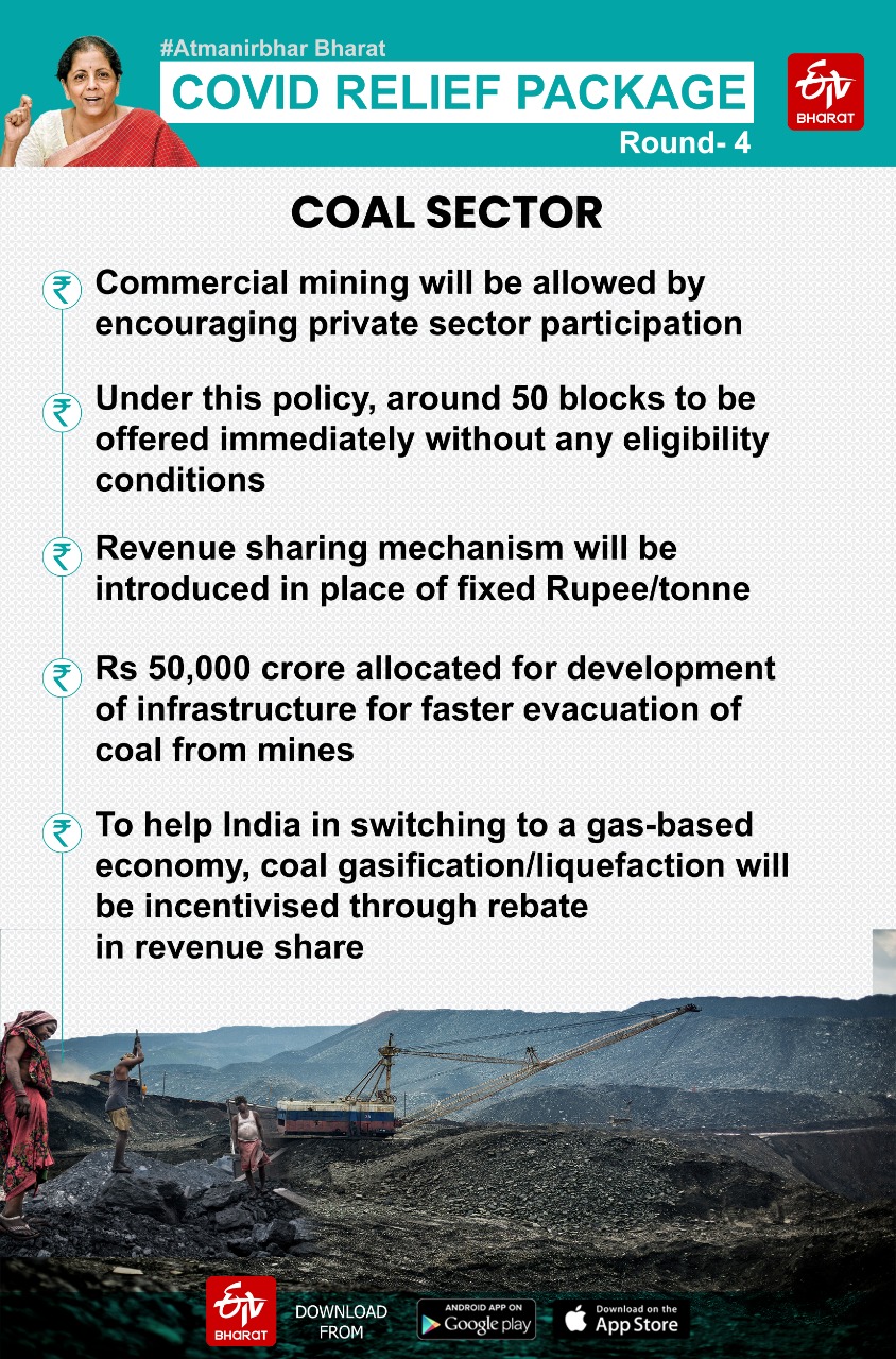 Finance Minister stresses upon 8 major sectors to make India self-reliant