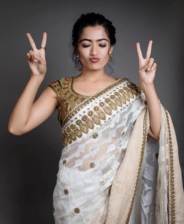 Actress Rashmika Mandhana about saree