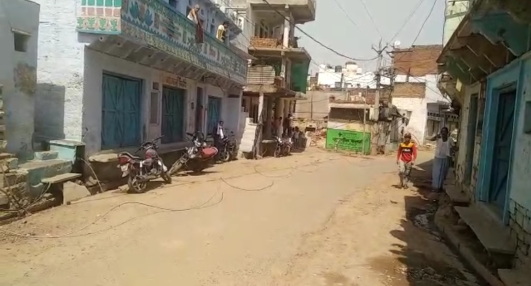 11 KV line wires broken in market of vijaypur town of sheopur