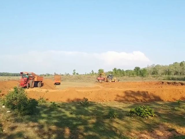 Excavation of ponds in Bastar