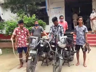 3 byke Thief Arrested By police At Saygaon