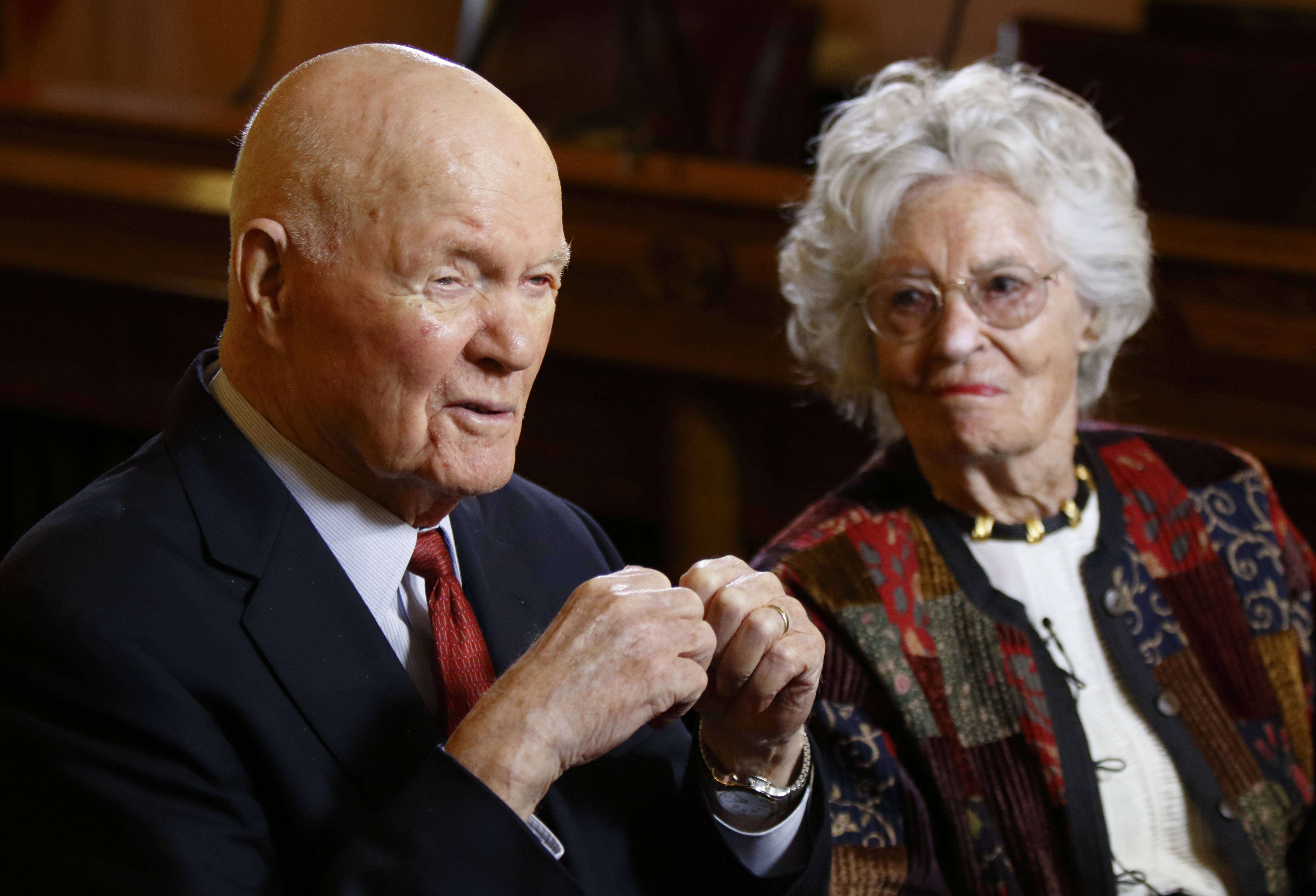 Annie Glenn and John Glenn