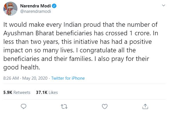 modi tweet