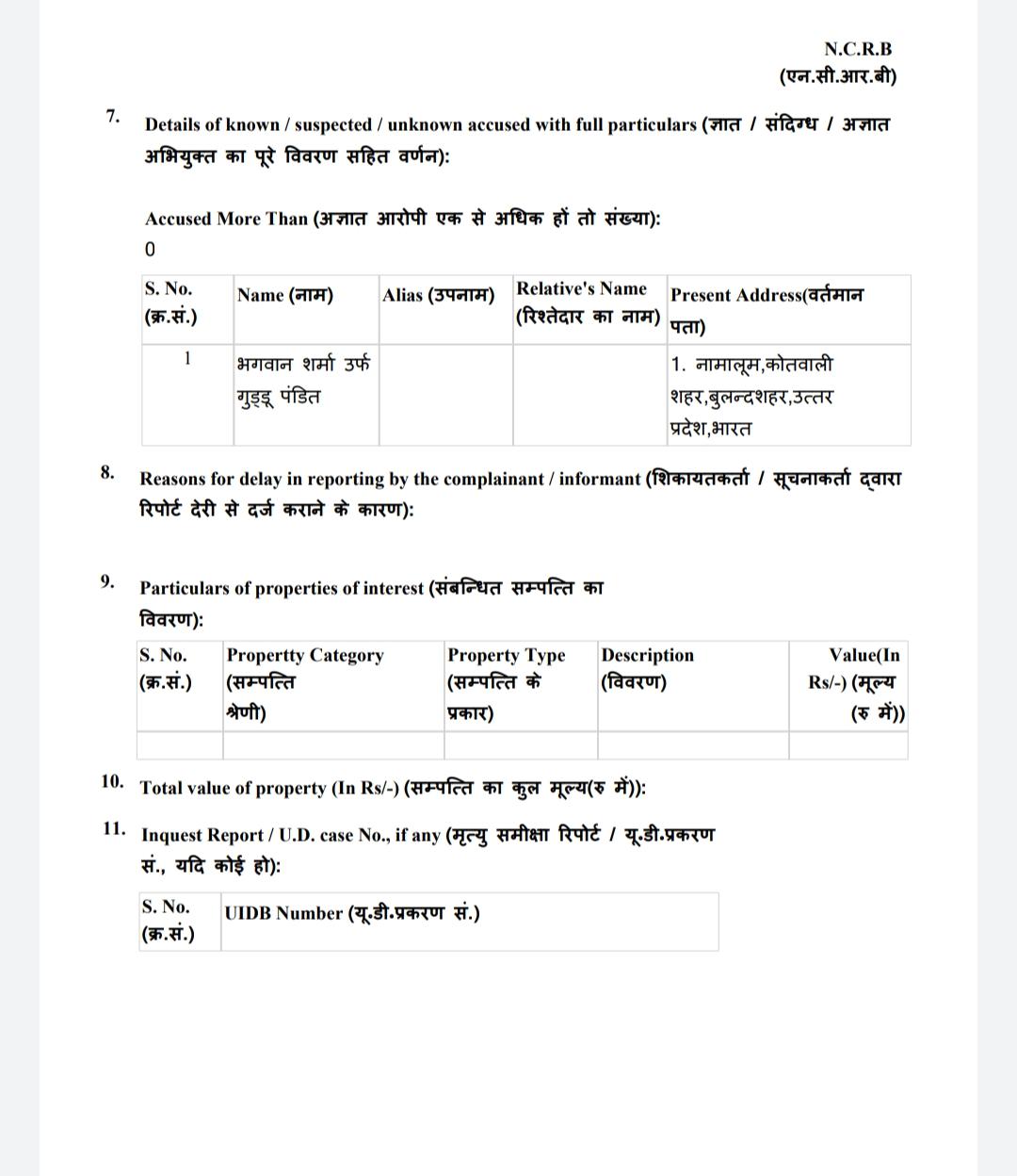 पूर्व विधायक श्रीभगवान शर्मा उर्फ गुड्डू पण्डित