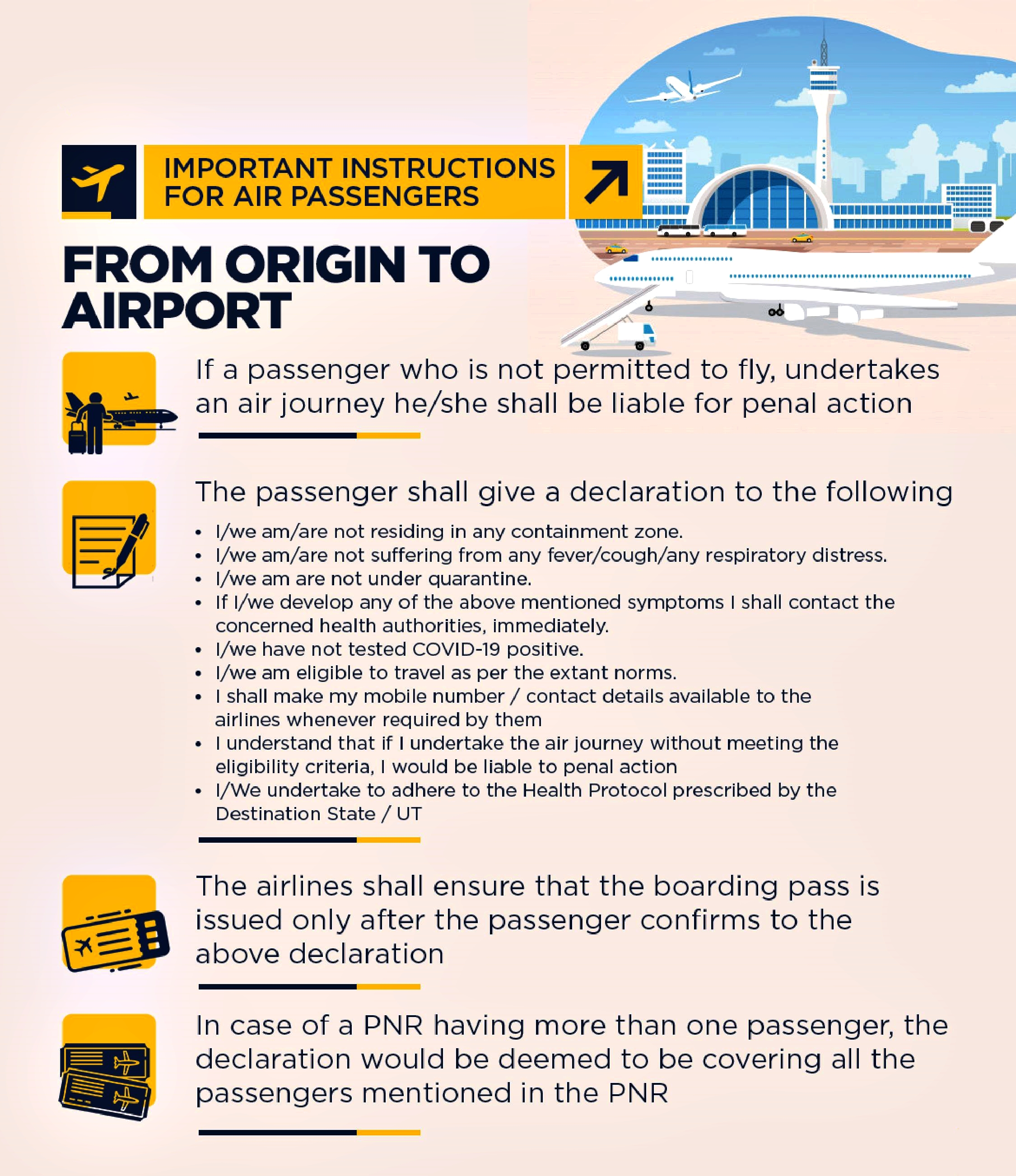 Guidelines for Passengers