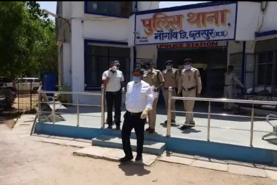 Superintendent of Police Kumar Saurabh inspected the Containment Area