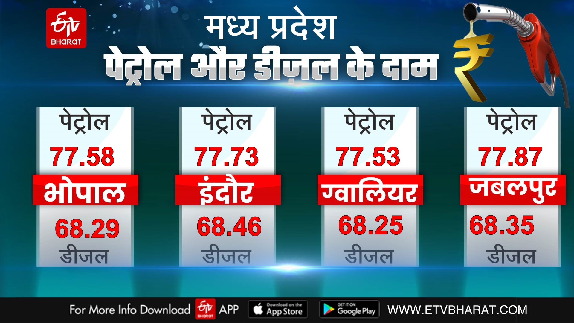 Petrol and diesel price