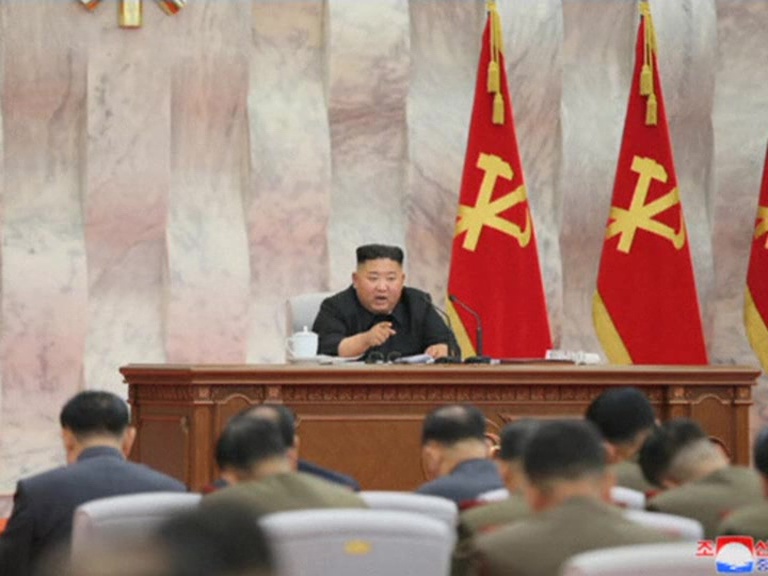 NKorea's Kim holds meeting to discuss bolstering nuke forces