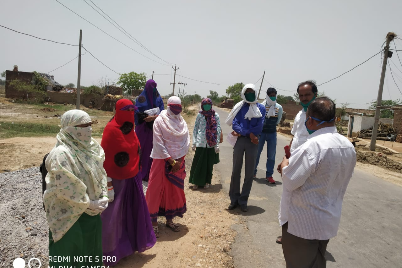 Health department's team is searching for the young man who came in contact with the infected in Surapura village