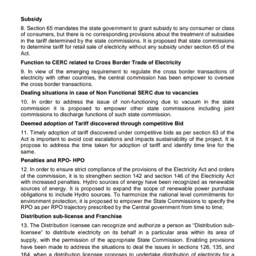 Electricity Amendment Bill