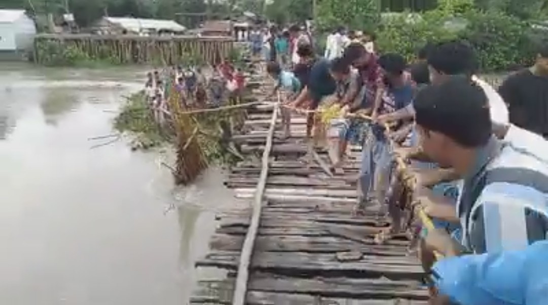 Danger Flood At Bongaigaon District