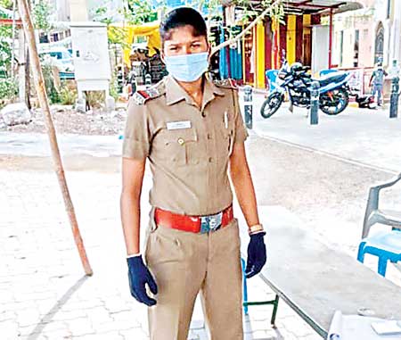 Indian women team's footballer Indumathi Kathiresan