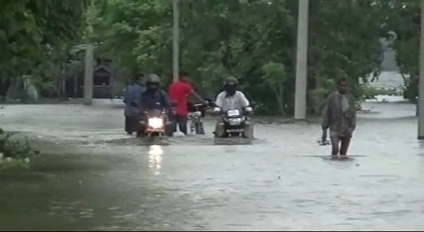 Flood At Borpeta, areas submerged