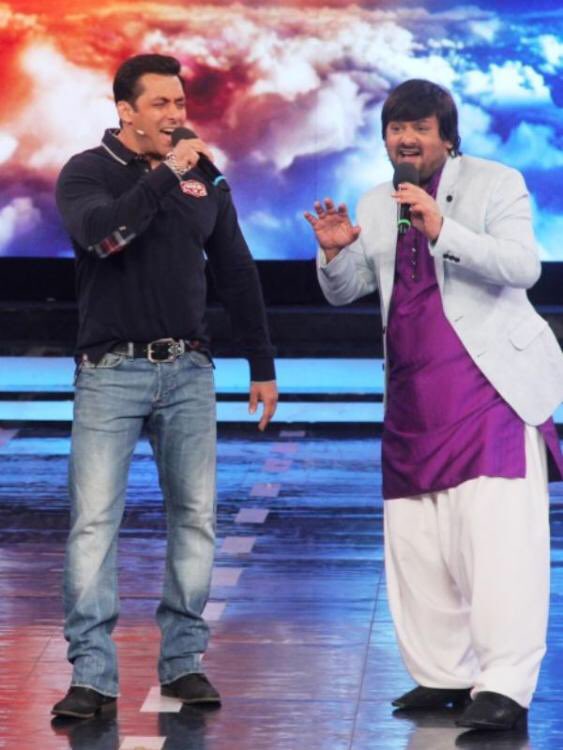 WAJID KHAN WITH SALMAN KHAN