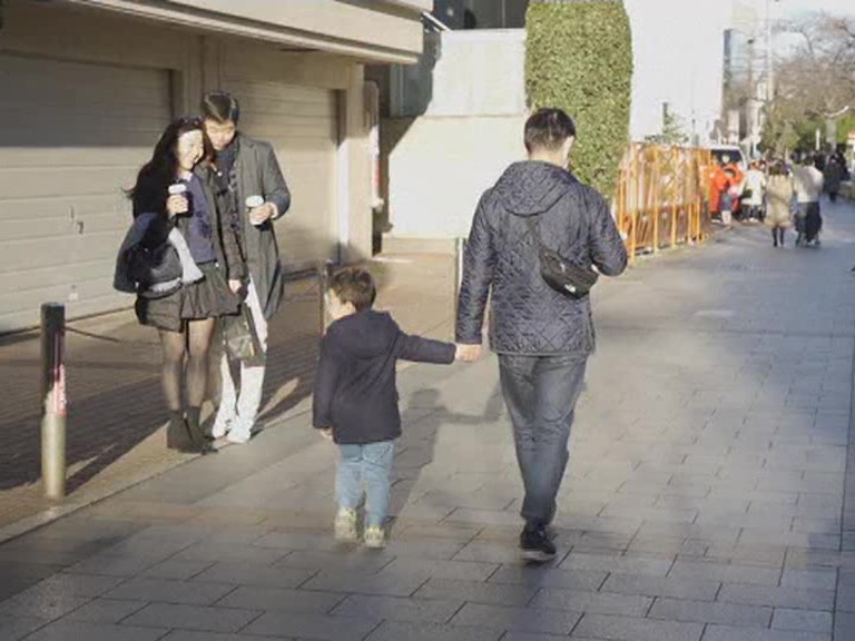 Few men in Japan take paternity leave.