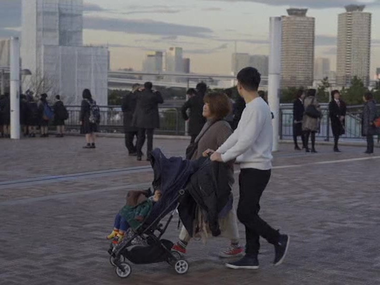 Few men in Japan take paternity leave.