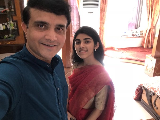 ganguly with sana