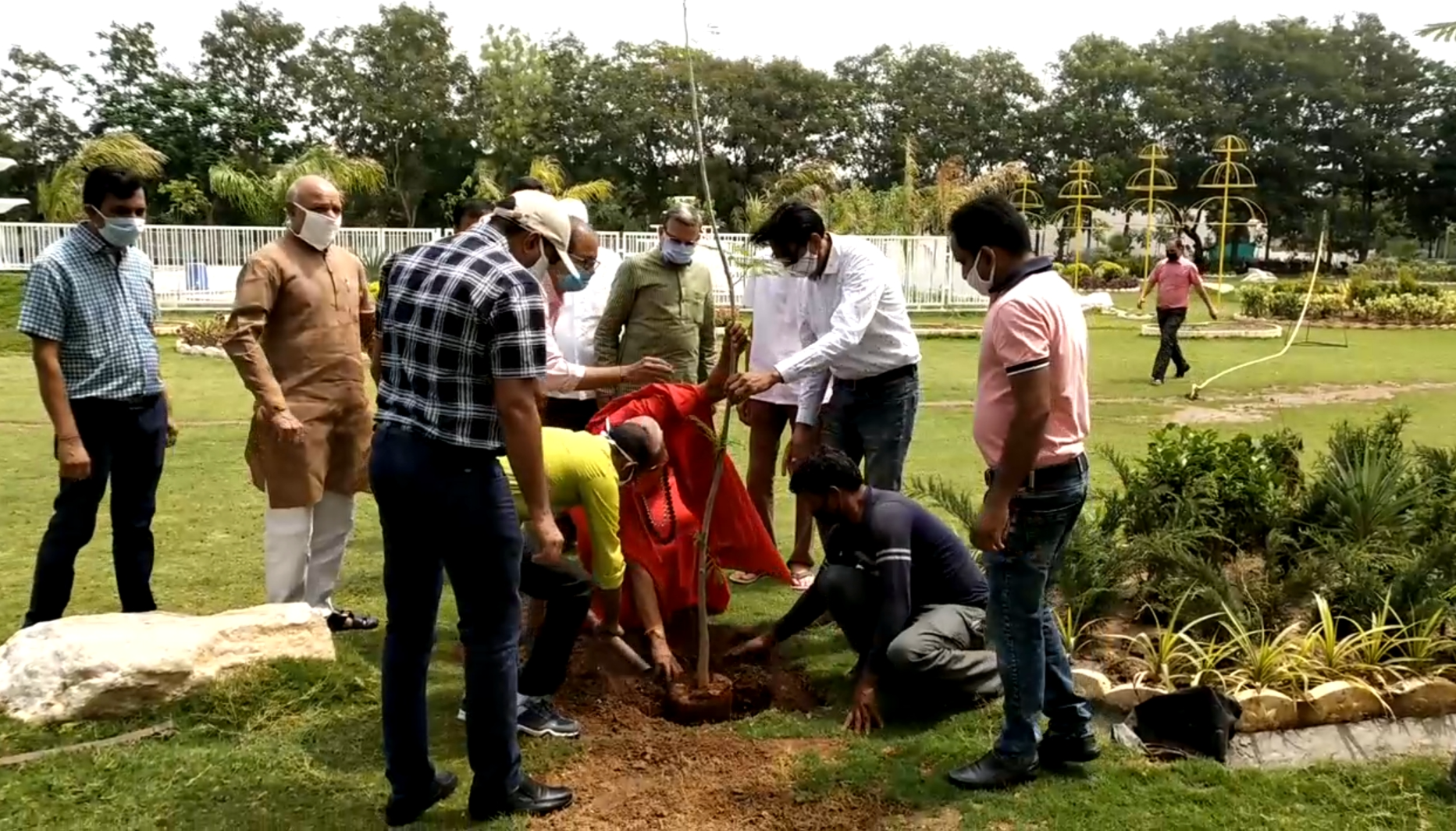 seed ball machine in Bhilwara, सीड बॉल मशीन का भीलवाड़ा में उद्घाटन