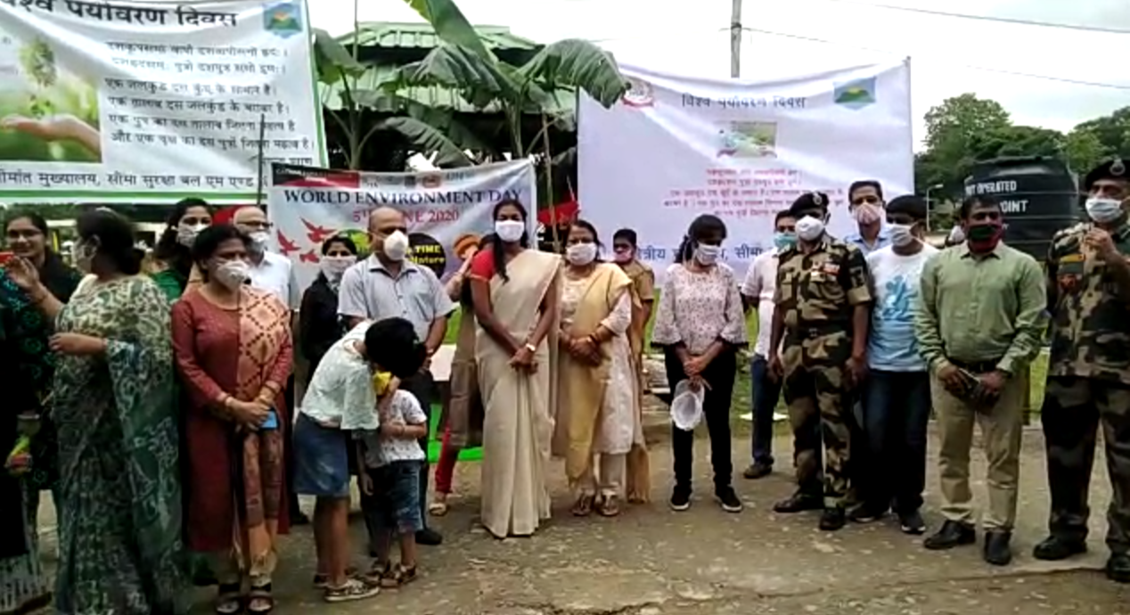 world environment day celebrate in bsf camp, silchar