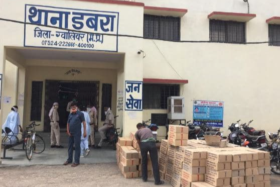 Gwalior City Police seized 150 cases of illicit liquor