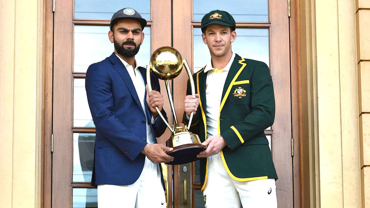 Virat kohli and tim paine