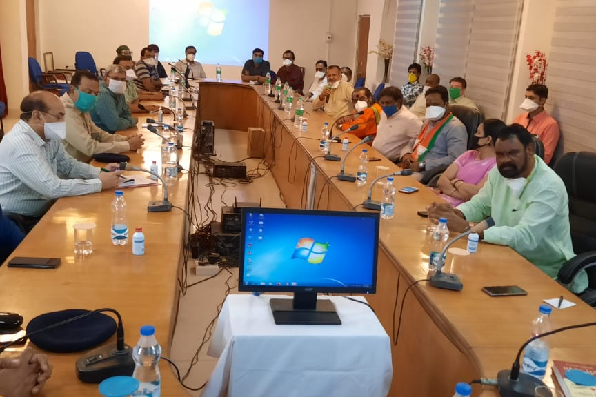 District level crisis management group meeting held in Neemuch