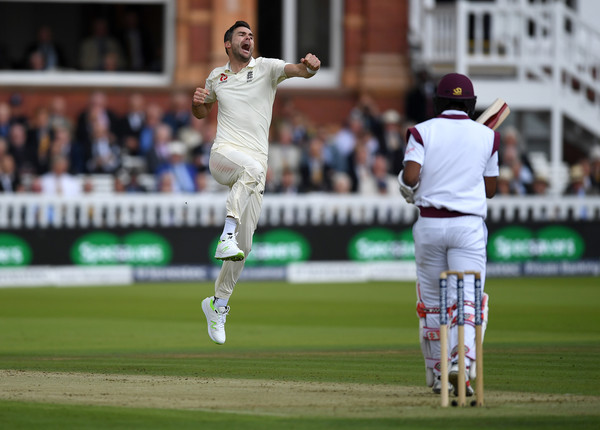 Fast-bowler James Anderson