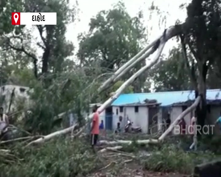 Etv Bharat, Gujarati News, Rain in Dahod