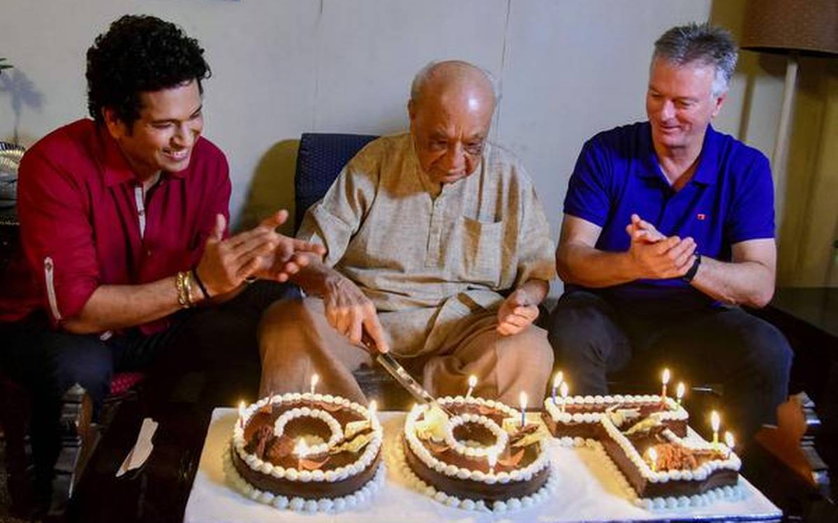 first-class cricketer Vasant Raiji, sachin and Steve Waugh