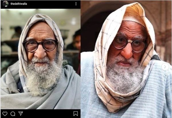 amitabh bachachan look from gulabo sitabo has uncanny similarities with a men