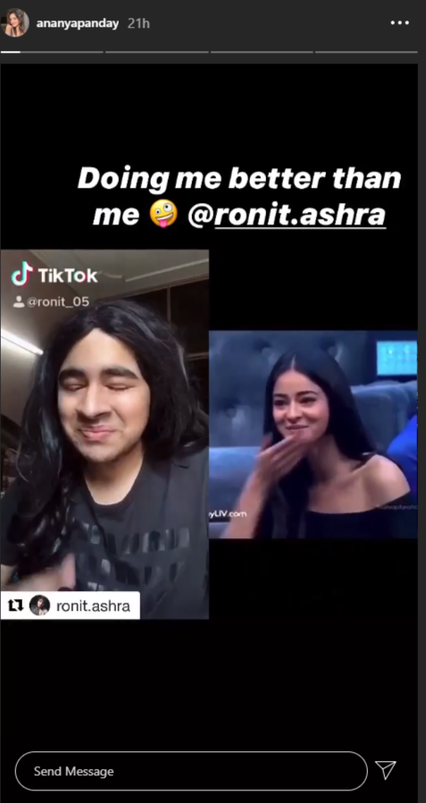 It's Viral! TikTok star mimics Ananya Panday, Alia Bhatt