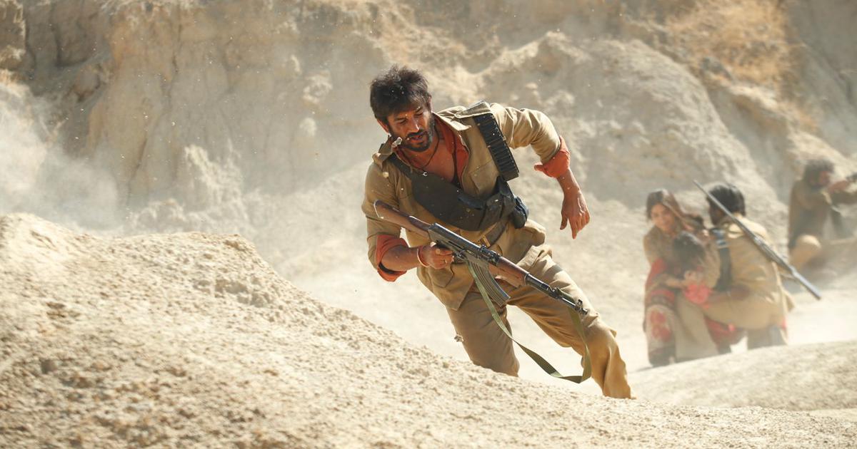 Sushant Singh Rajput in a still from Abhishek Chaubey's Sonchiriya